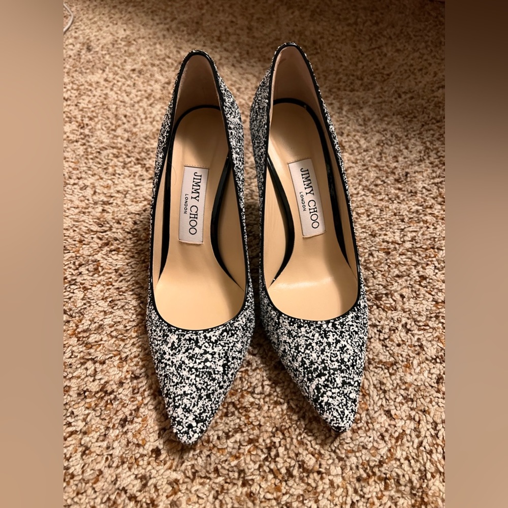 Jimmy Choo Glitter Pumps Brand New